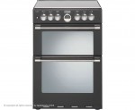 Stoves STERLING600DF Free Standing Cooker in Black